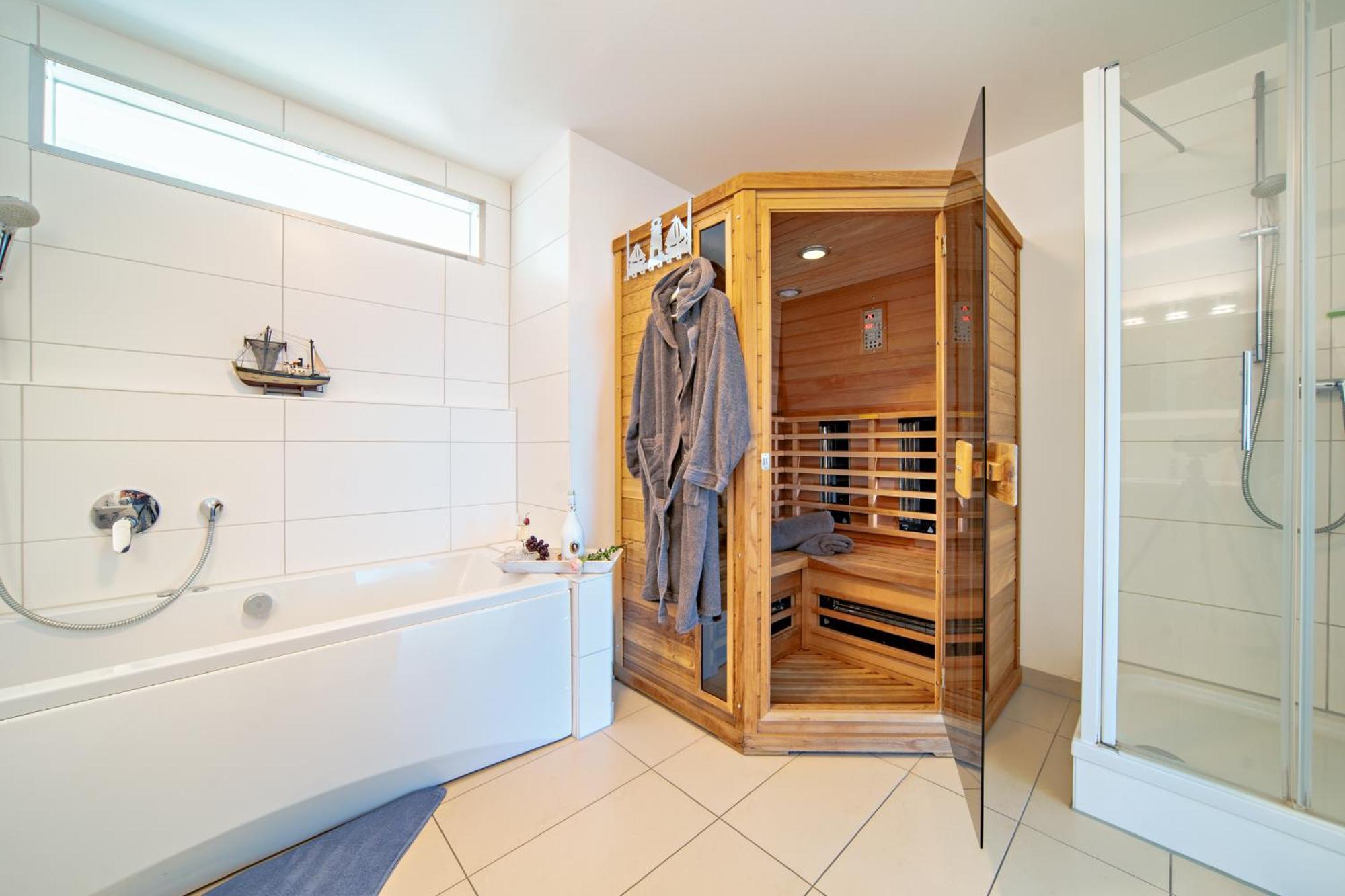 3-Zi-Fewo Brigantine 33 By Seeblick Ferien Oro, Wasserblick,Sauna Olpenitz Exterior photo