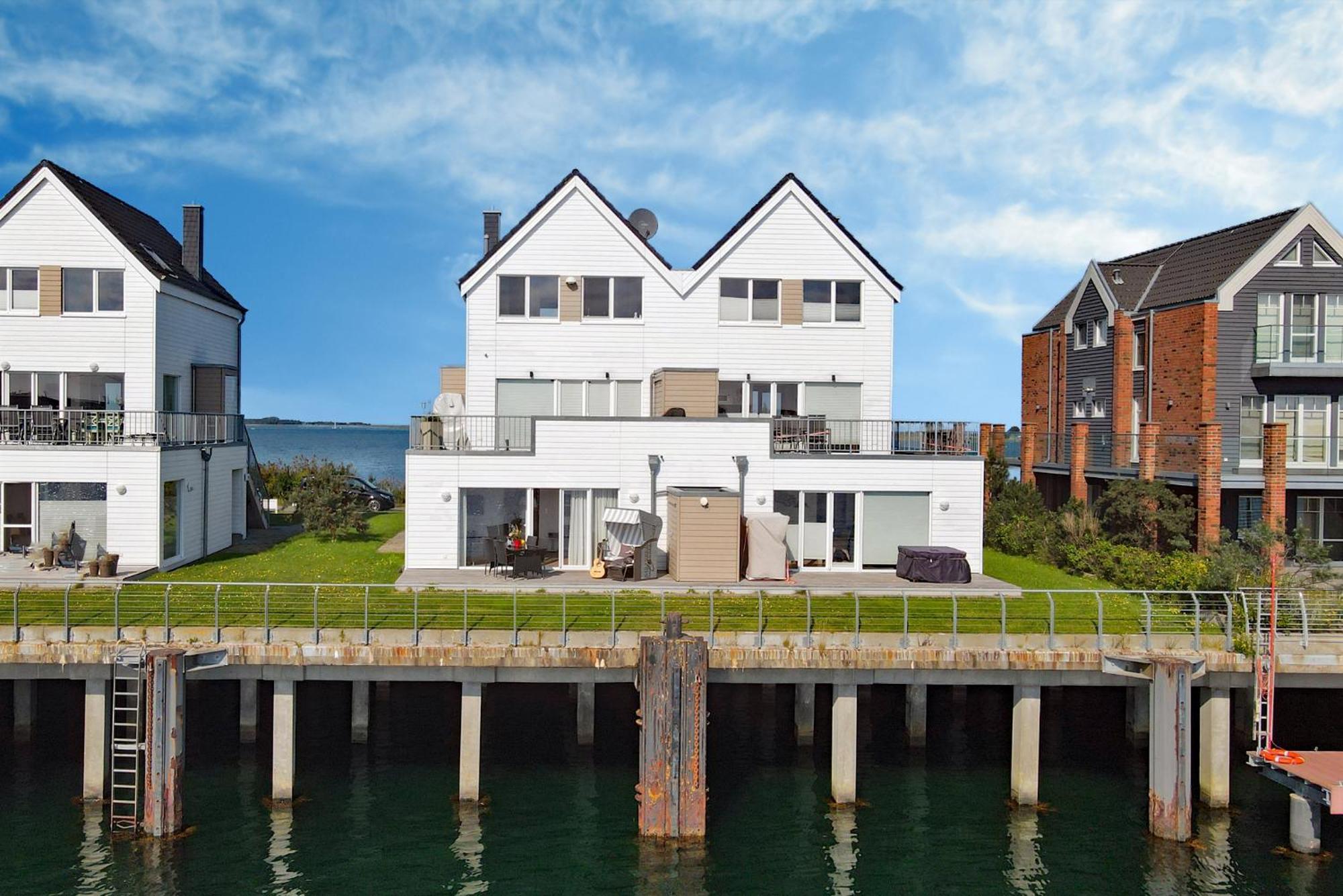 3-Zi-Fewo Brigantine 33 By Seeblick Ferien Oro, Wasserblick,Sauna Olpenitz Exterior photo
