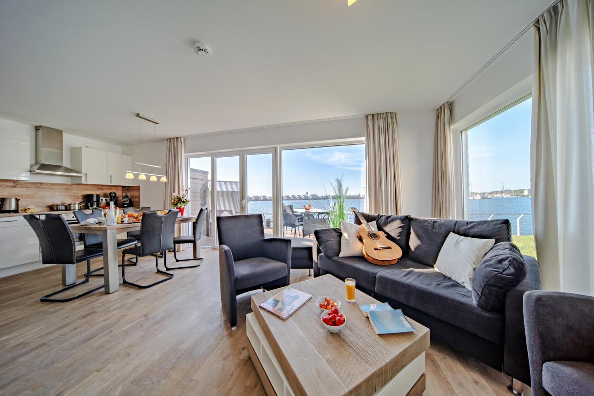 3-Zi-Fewo Brigantine 33 By Seeblick Ferien Oro, Wasserblick,Sauna Olpenitz Exterior photo